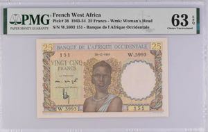 French West Africa 25 ... 