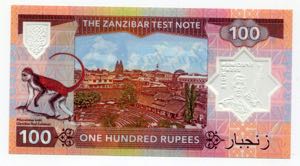 Zanzibar 100 Rupees 2018 Specimen Freddie ... 