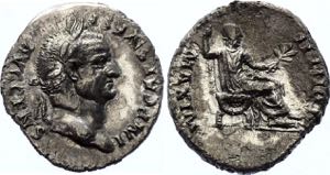 Roman Empire Denarius 73 AD