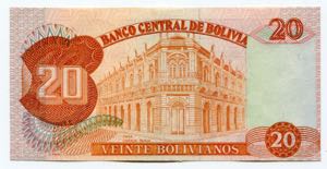 Bolivia 20 Bolivianos 1993