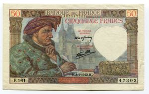France 50 Francs 1942