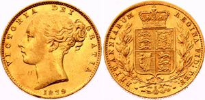 Australia 1 Sovereign 1879 S