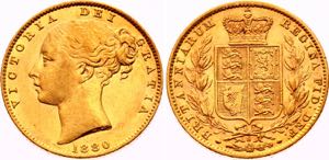 Australia 1 Sovereign 1880 S