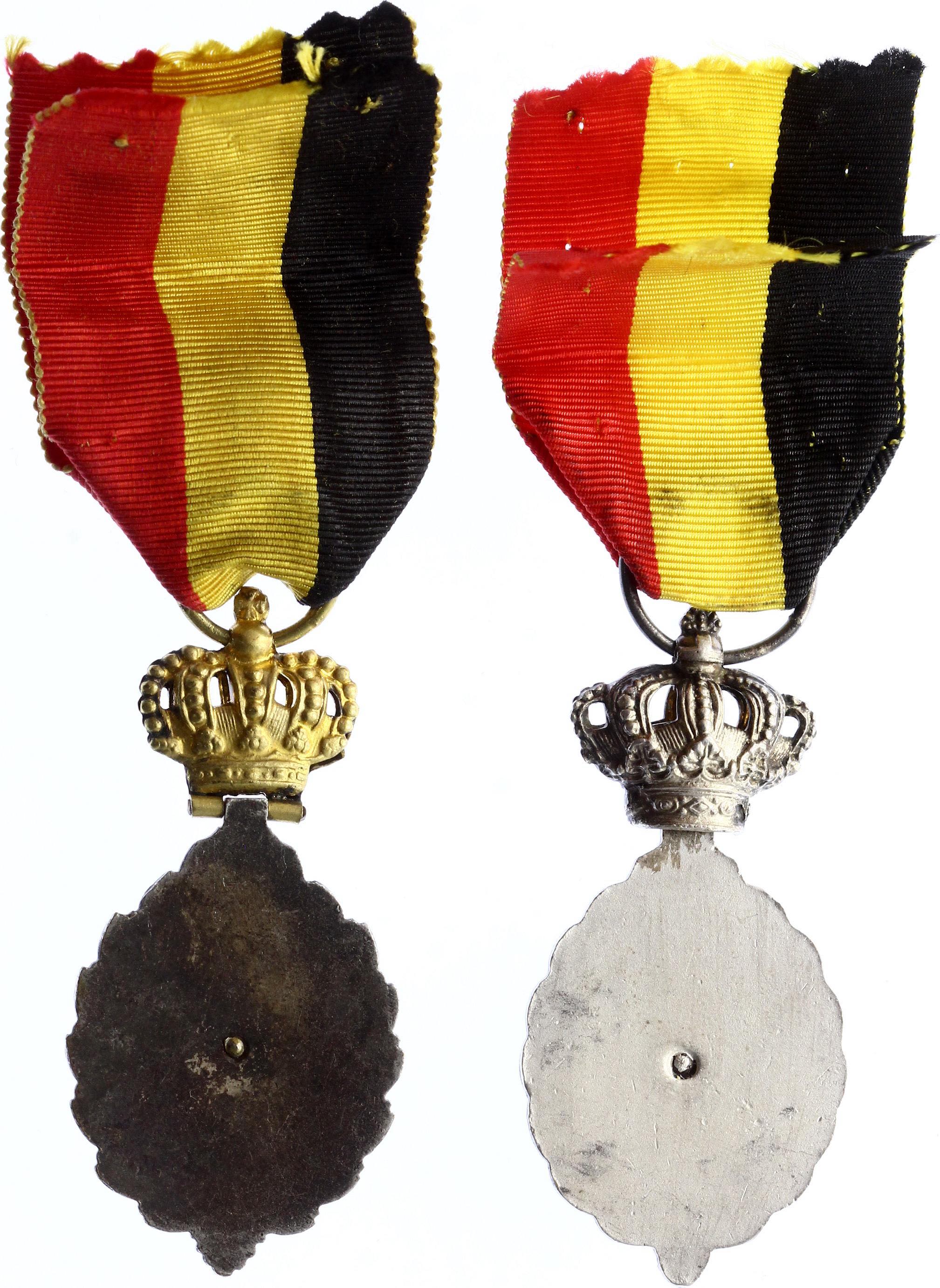 Belgium Set of 2 Labor Medals: 1st & 2nd ... 