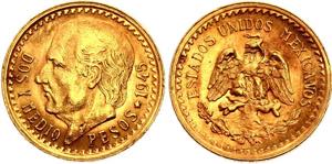 Mexico 2-1/2 Pesos 1945