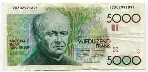Belgium 5000 Francs 1982 ... 