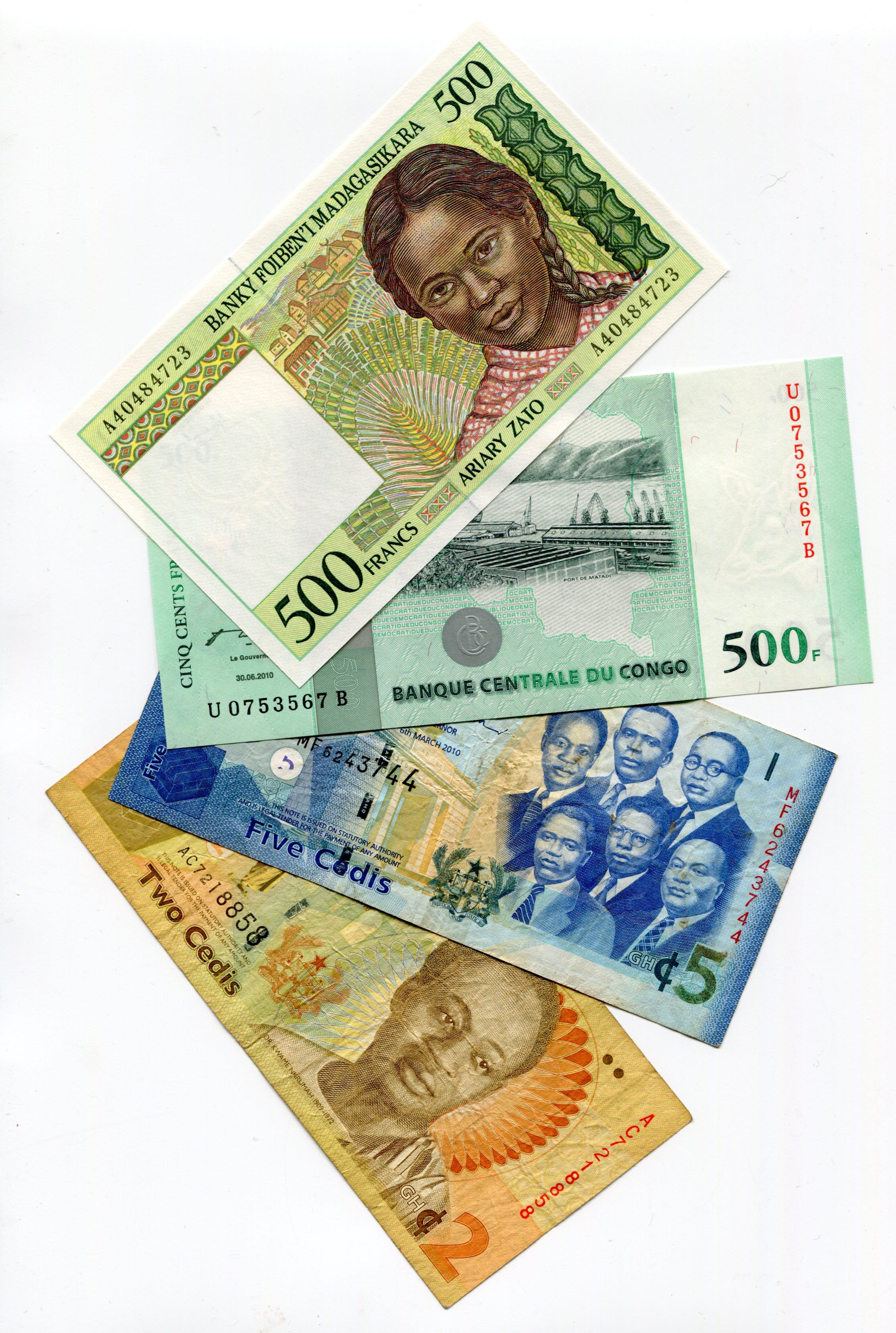 Africa Lot of 9 Notes