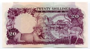 Uganda 20 Shillings 1966