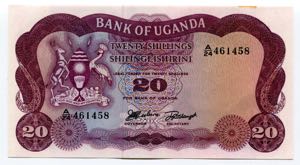 Uganda 20 Shillings 1966