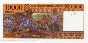 Madagascar 10000 Francs / 2000 Ariary 1995