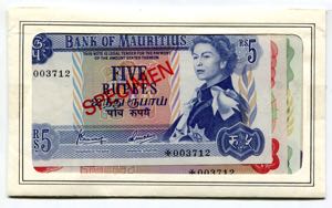 Mauritius 5 - 10 - 25 - 50 Rupees 1967 ... 