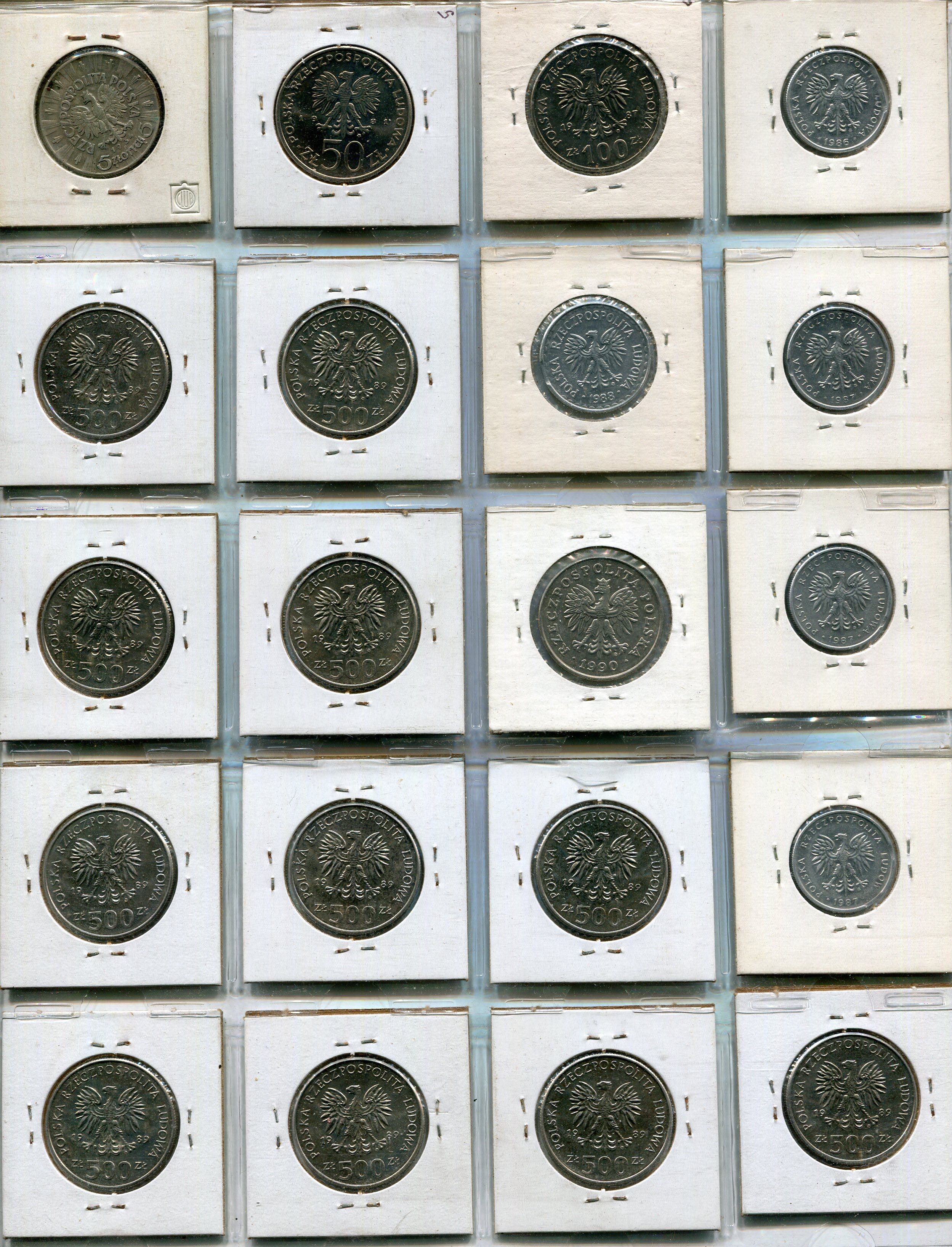 Poland Lot of 32 Coins 1934 - 1990