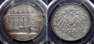 Germany - Empire Prussia 3 Mark 1910 Berlin ... 