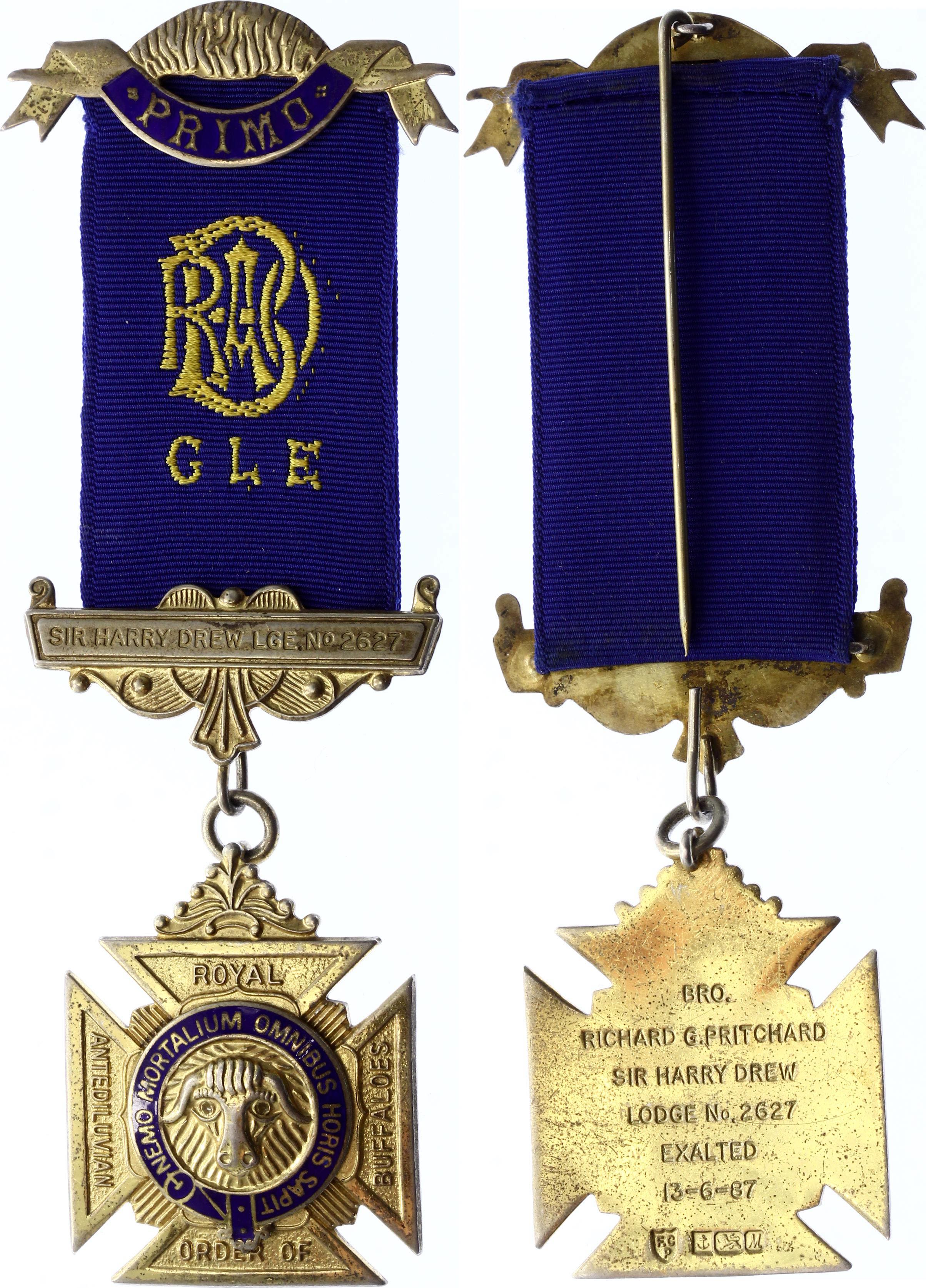 Great Britain Royal Order of Buffaloes 1987