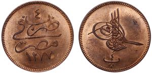 Egypt 4 Para 1863 AH 1277/4