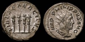 Roman Empire Philip I Antoninianus 247 -249 ... 