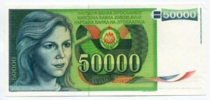 Yugoslavia 50000 Dinara ... 
