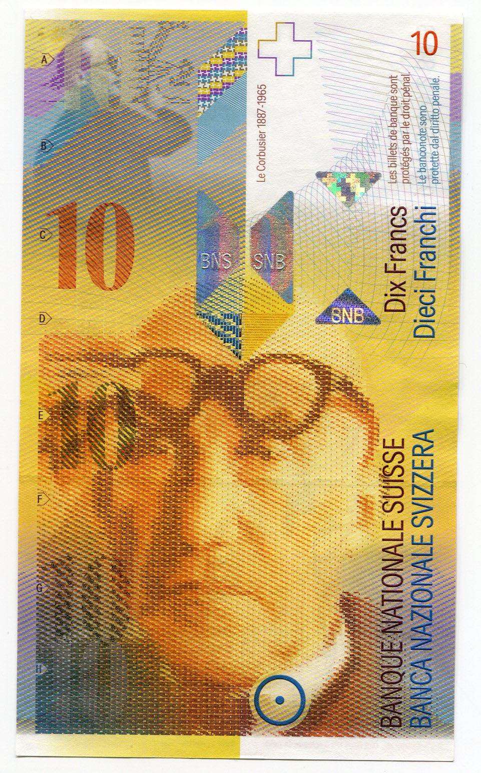 Switzerland 10 Franken ... 