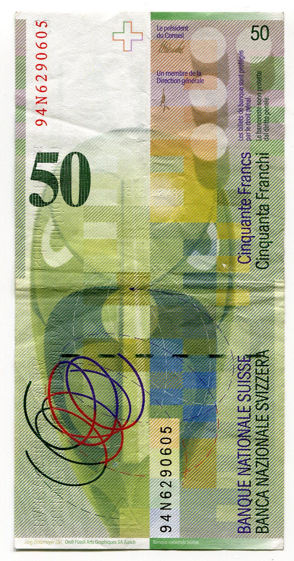 Switzerland 50 Franken 1994