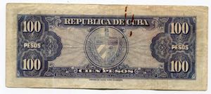 Cuba 100 Pesos 1950