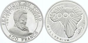 Chad 500 Francs 2000