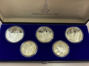 Russia - USSR Olympic Proof Set of 5 Coins ... 