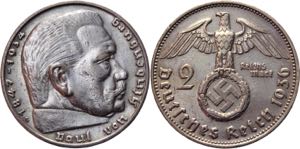 Germany - Third Reich 2 Reichsmark 1936 G ... 