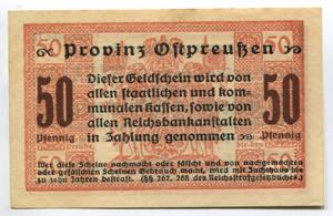 Germany East Prussia Konigsberg 50 Pfennig ... 