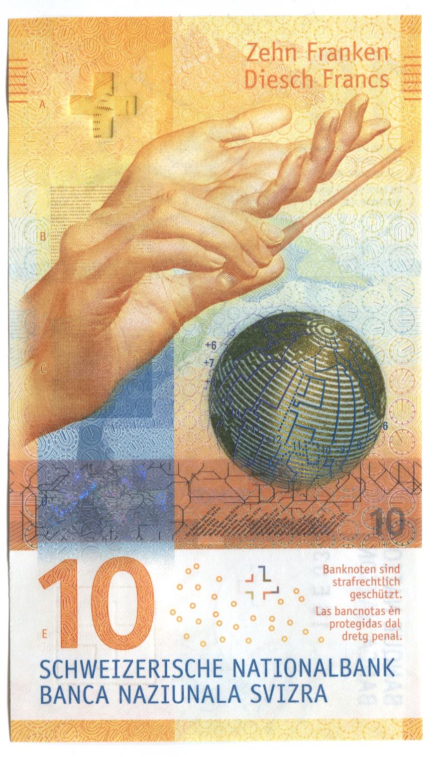 Switzerland 10 Franken 2016
