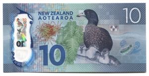 New Zealand 10 Dollars 2015