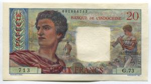 Tahiti 20 Francs 1951 - ... 