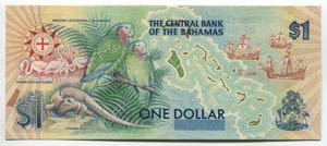 Bahamas 1 Dollar 1992 Commemorative