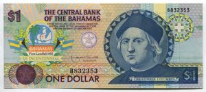 Bahamas 1 Dollar 1992 ... 