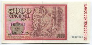 Chile 5000 Pesos 2003