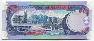 Barbados 2 Dollars 1998