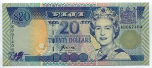 Fiji 20 Dollars 1996