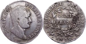 France 1/2 Franc 1812 A