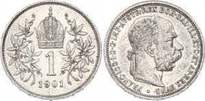 KM# 2804; Silver; Franz Joseph I; XF+