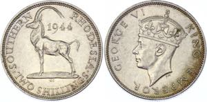 KM# 19a; Silver; George VI; AUNC