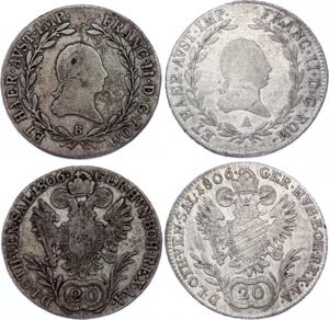 KM# 2140; Silver; Franz II