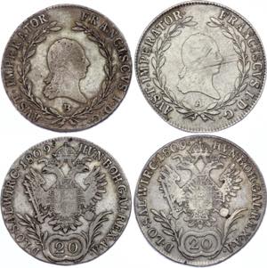 KM# 2141; Silver; Franz I