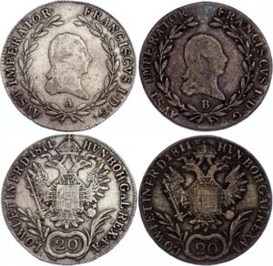 KM# 2142; Silver; Franz I