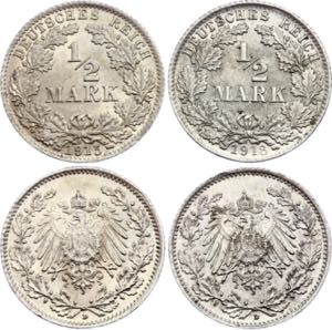 KM# 17; Silver; Wilhelm II; UNC