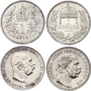 Silver; Franz Joseph I; aUNC-UNC