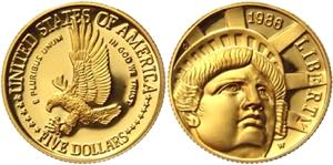 KM# 215; Gold (900) 8,36g.; Statue of ... 