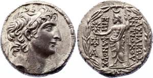 Seleukid Kingdom Tetradrachm 125-96 BC ... 