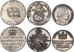 Austria Lot of 3 Silver Token 1764 - 1836 ... 