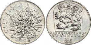 Czechoslovakia 25 Korun 1969 KM# 67; Silver; ... 