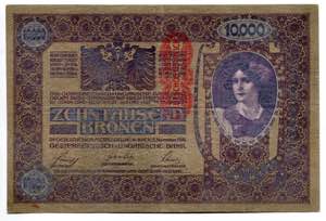 Austria 10000 Kronen 1918 P# 64