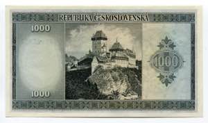 Czechoslovakia 1000 Korun 1945 (ND) Specimen ... 